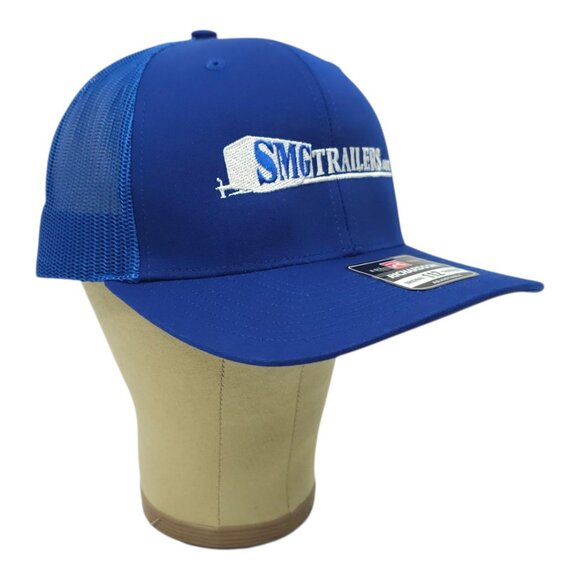SMG Trailers Mesh Snapback Cap Trucker Embroidered Logo Baseball Hat NWOT - Picture 3 of 14